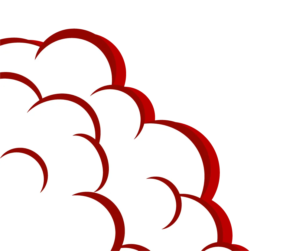 左の雲